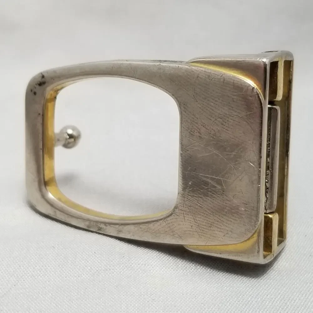Vintage Belt Buckle Clamp Enclosure Letter D‎ Dress Buckle